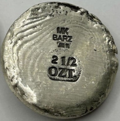 2.5 Troy Oz MK BarZ 'Deadly Web' Spider