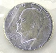 1971 "Blue Ike" Eisenhower Uncirculated Silver Dollar - In Mint Packaging