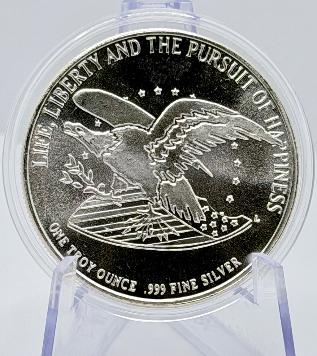 1991 Bill of Rights 1 oz .999 Fine Silver Round