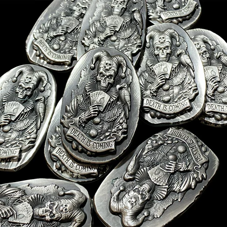 1/2 Ozt "The Fortune Teller " Bar .999 Fine Silver Bar