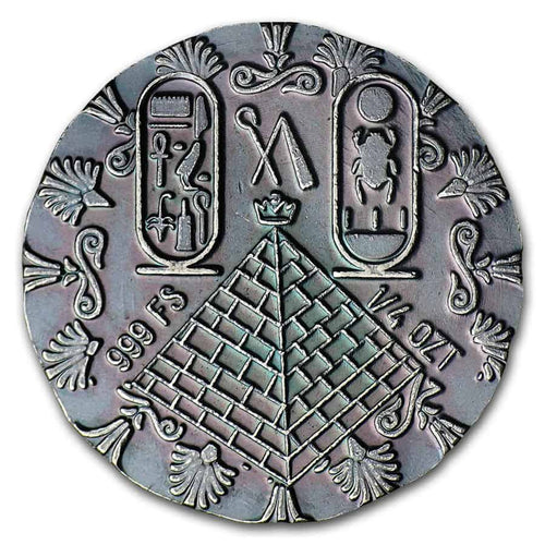 Monarch Mint - 1/4 oz .999 Fine Silver Round - Egyptian King Tut