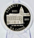 2001 US Commemorative: US Capitol Visitors Centor  - Silver Dollar
