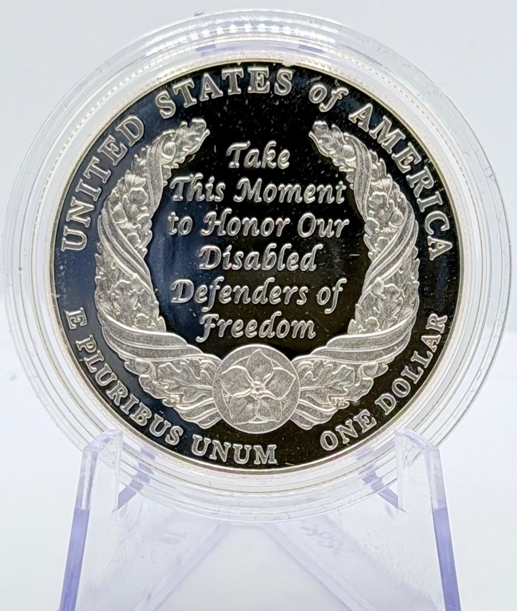 2010 US Commemorative: Disabled American Veterans - Silver Dollar