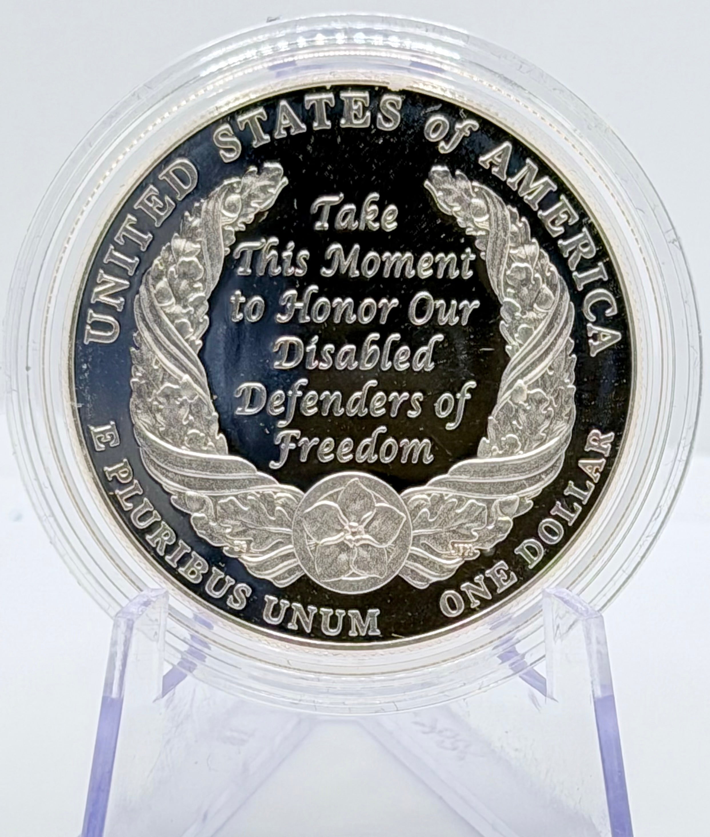 2010 US Commemorative: Disabled American Veterans - Silver Dollar