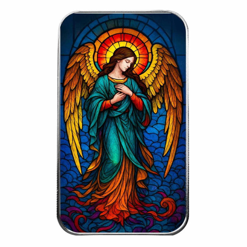 Angel of Light 1 - 1 Ozt .999 Fine Silver Art Bar