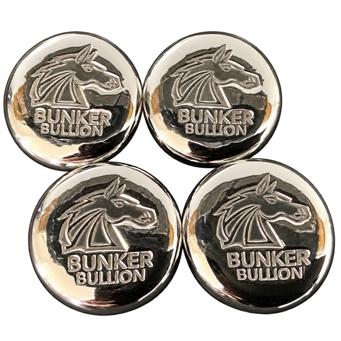 1 Oz "Bunker Button"- Hand Poured .999 Fine Silver Round