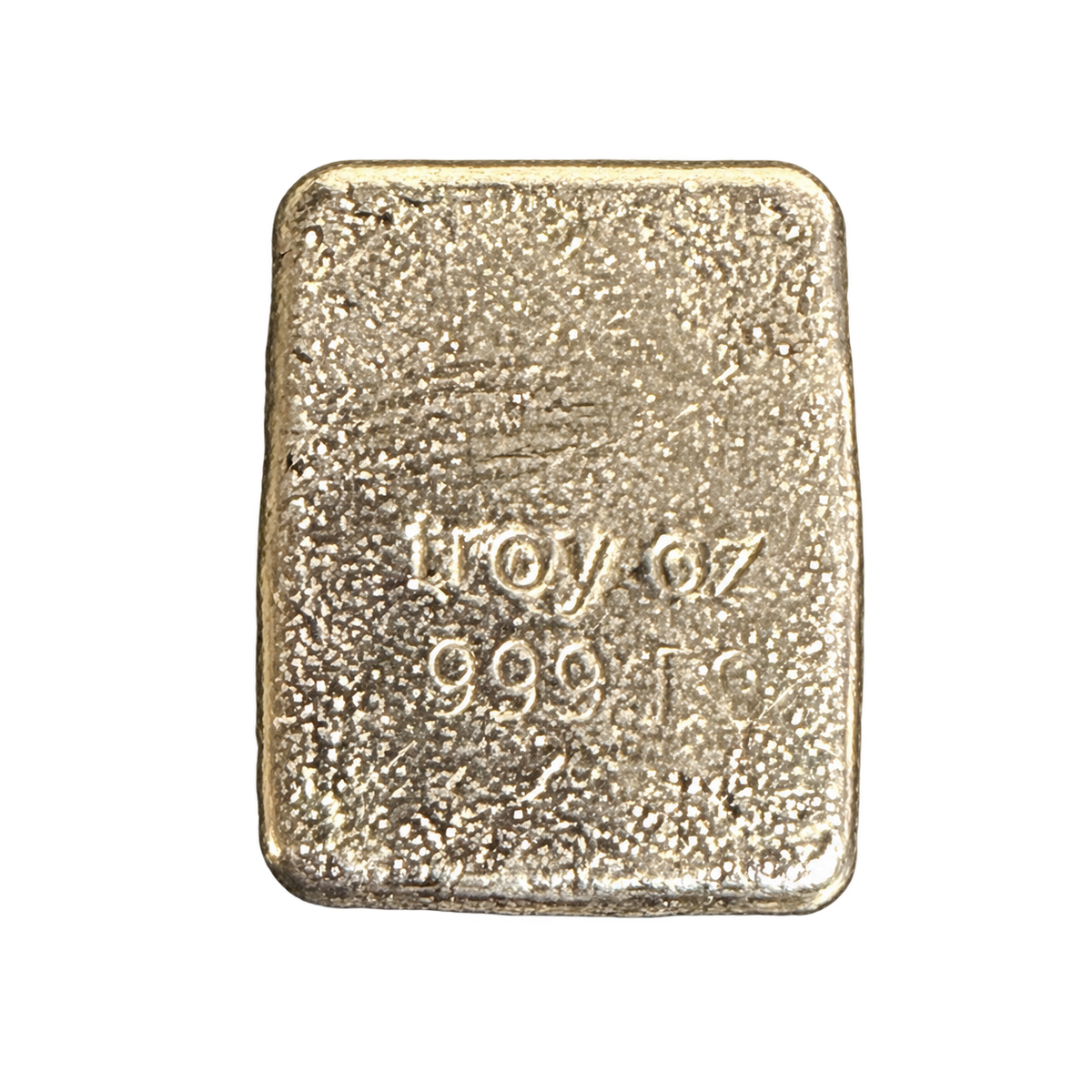 1 Oz "Bunker Horse Logo" - Hand Poured .999 Fine Silver Bar