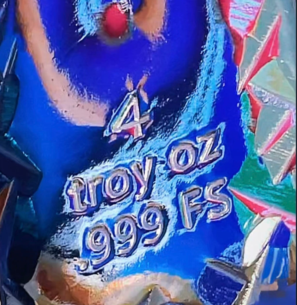 Bunker Bullion -  Fireworks Bar w/ Logo - 4 ozt. Fine Silver