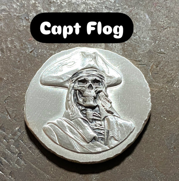 1 oz Captain Flog .999 Fine Silver