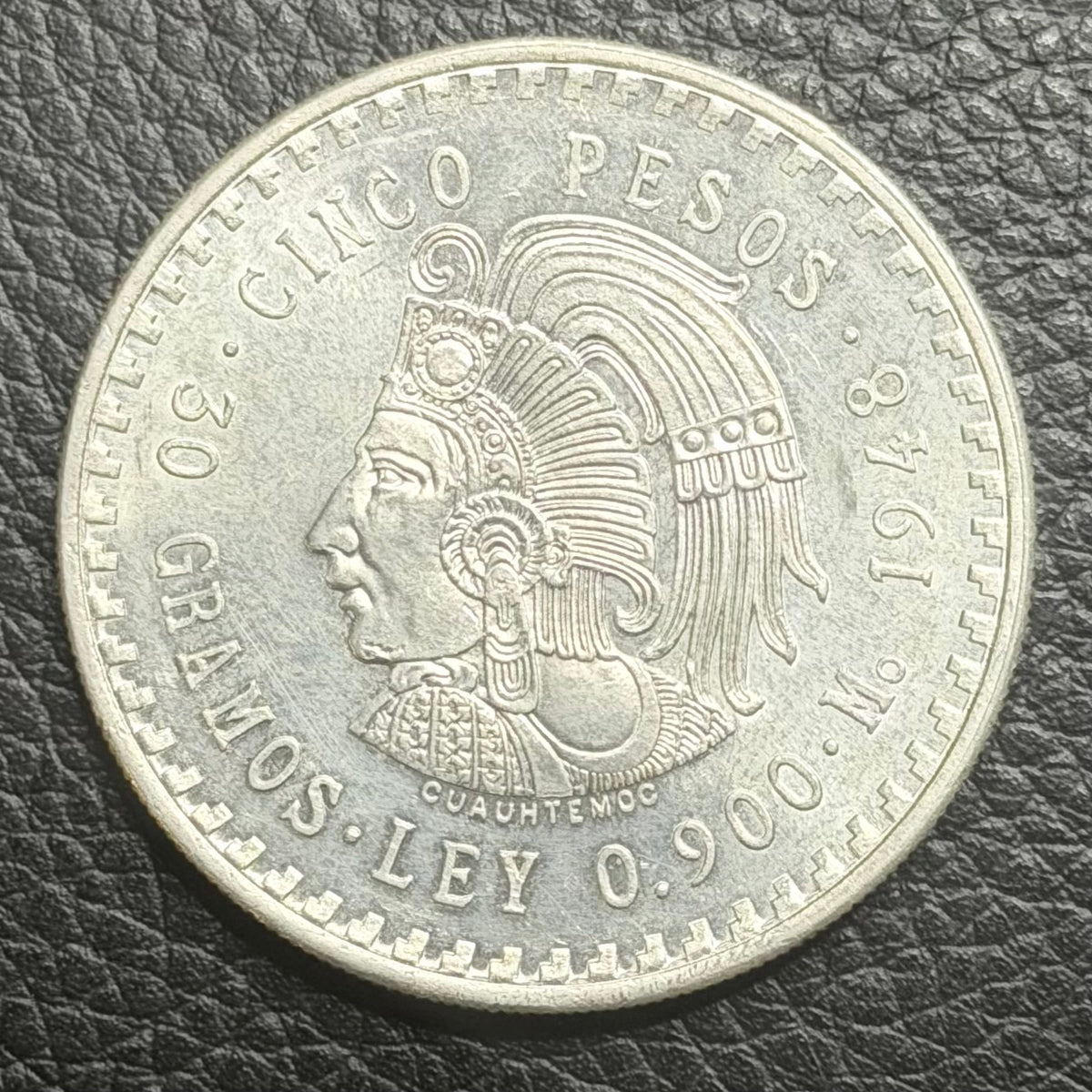 Mexico - Cinco Peso Cuauhtémoc – (Random Year)