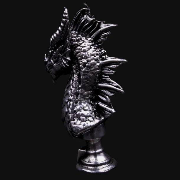 Dragon Bust  - 5 Ounces .999 Fine Silver