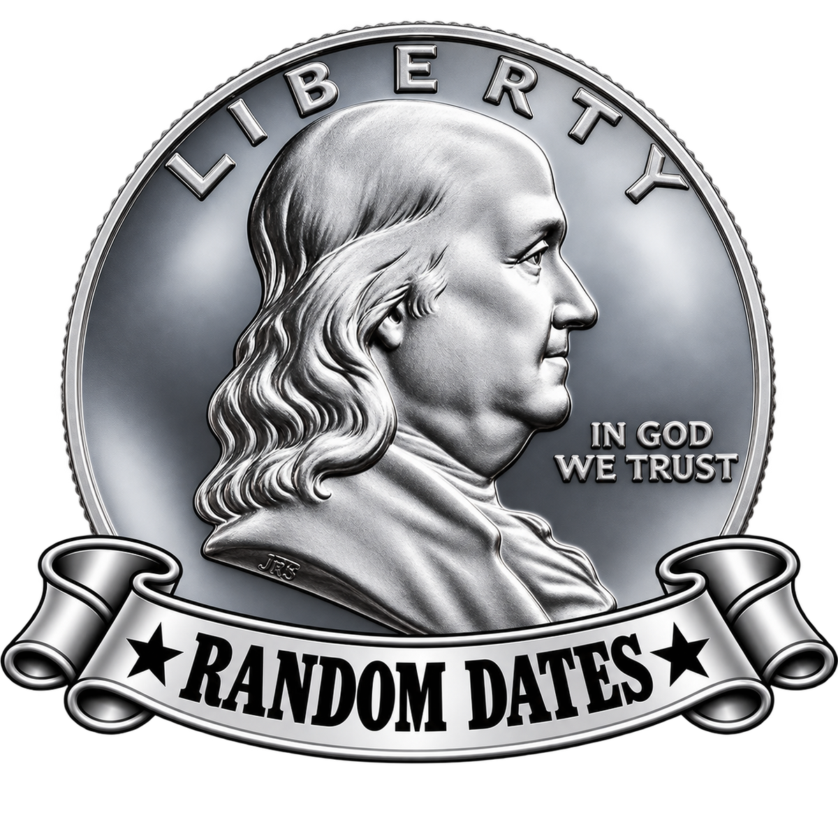 Franklin Half Dollar - $1 Face Value - Circulated - Random Year