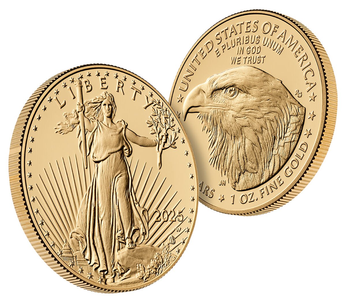 American Gold Eagle - 1 Ozt. Fine Gold - Random Date & Design
