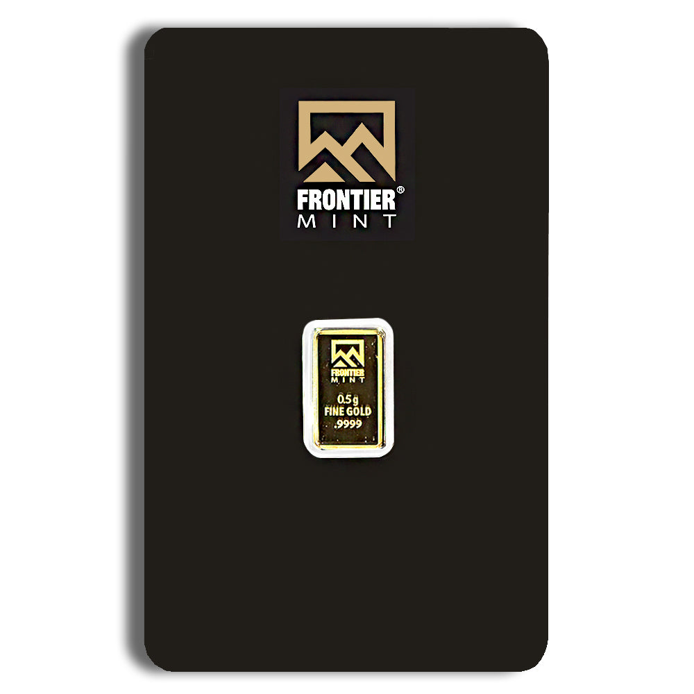 Frontier Mint - .5 Gram in Assay - .999 Fine Gold Bar