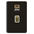 Frontier Mint - .5 Gram in Assay - .999 Fine Gold Bar