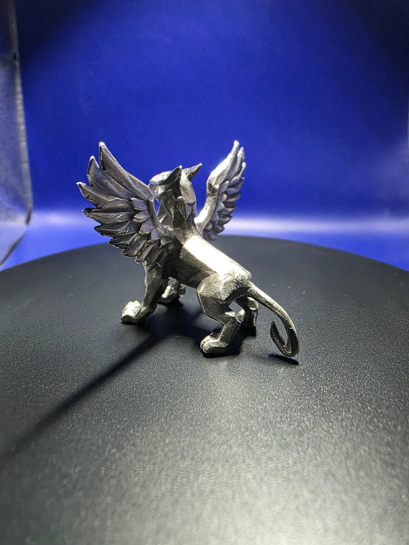 'Low Poly' Hippogriff - 1 Ozt .999 Fine Silver
