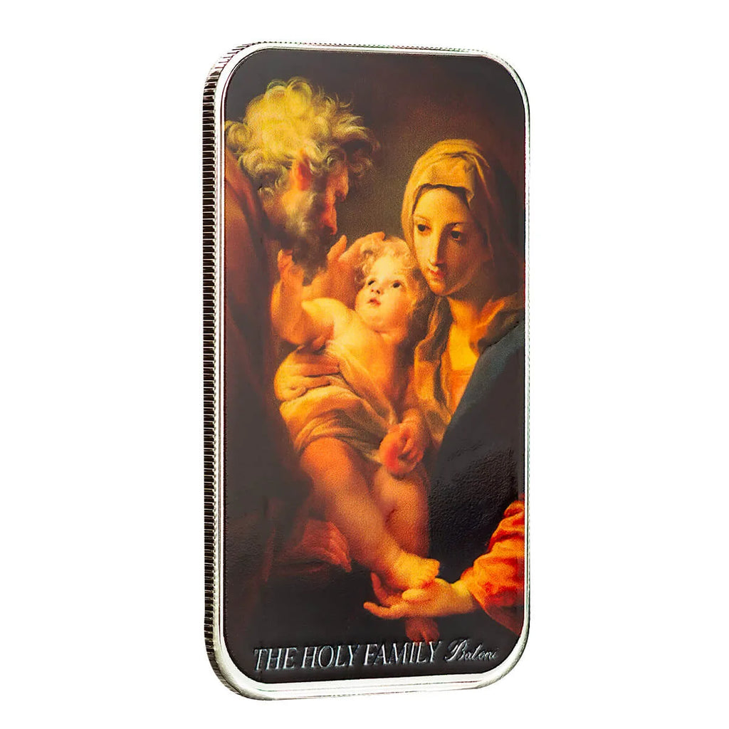 The Holy Family - 1 Ozt .999 Fine Silver Art Bar