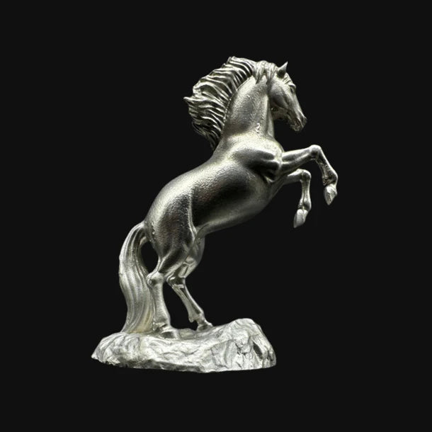Horse Rearing -  5 Ounces .999 Fine Silver