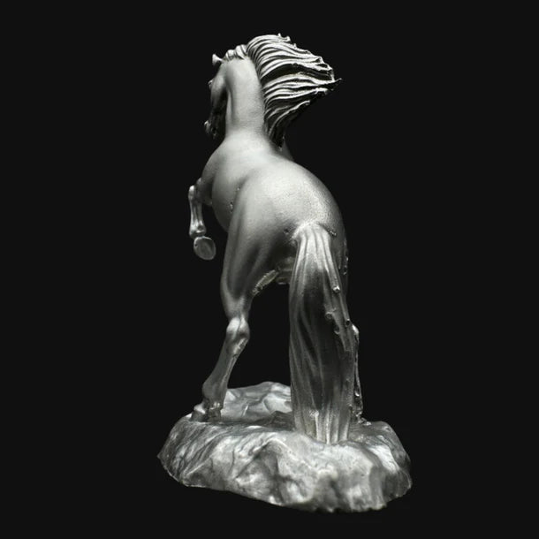 Horse Rearing -  5 Ounces .999 Fine Silver