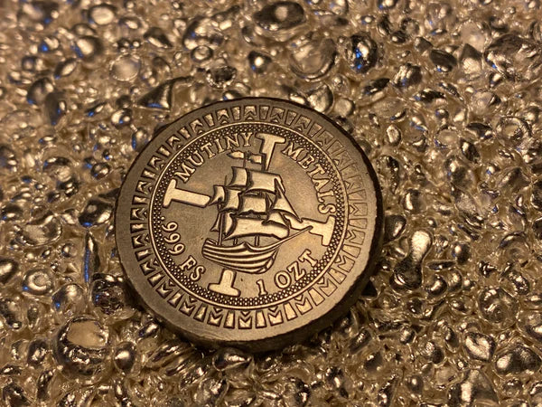 1oz Silver Reales .999 Fine Silver Round