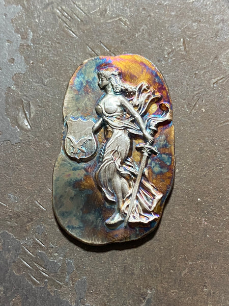 1/2 oz "Lady Columbia" .999 Fine Silver Bar