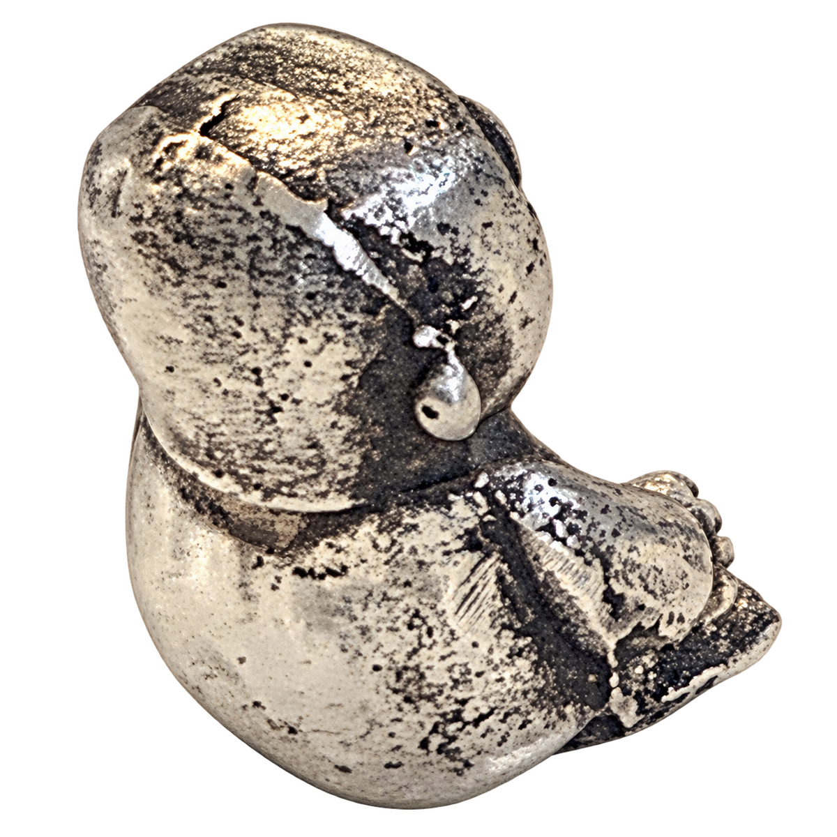2 Oz '3D Lil Gorilla' - Hand Poured .999 Fine Silver Statue