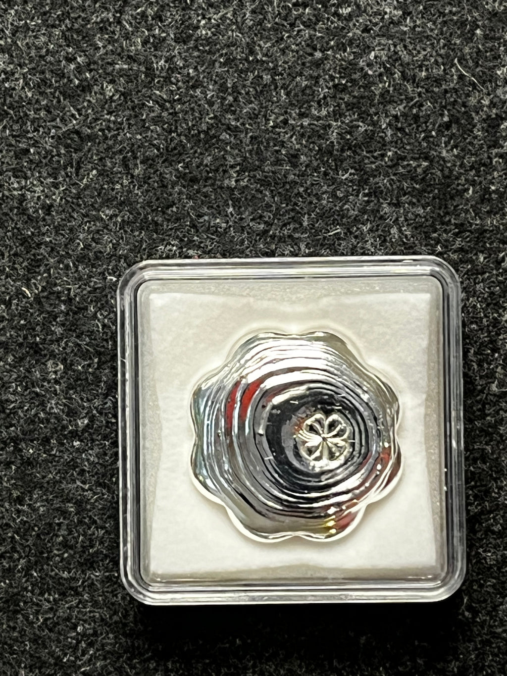 Lucky Ripple Flower Round - Weights Vary 1.2-1.3oz .999 Fine Silver