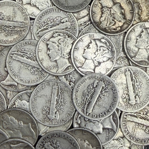 Mercury Dimes - $1 Face Value - Good to Fine