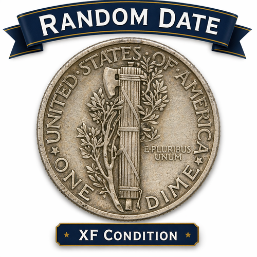 Mercury Dime - Random Year - XF Condition