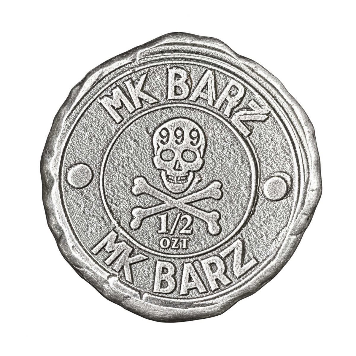0.5 Oz - 'Buzzin' Bee' - Hand Poured .999 Fine Sliver Round