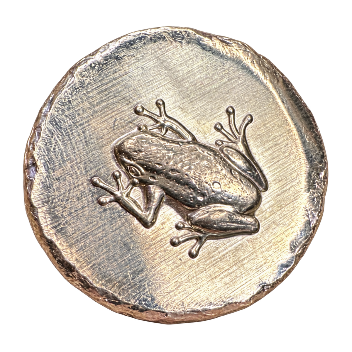 0.5 Oz 'Froggy' - Hand Poured .999 Fine Silver Round