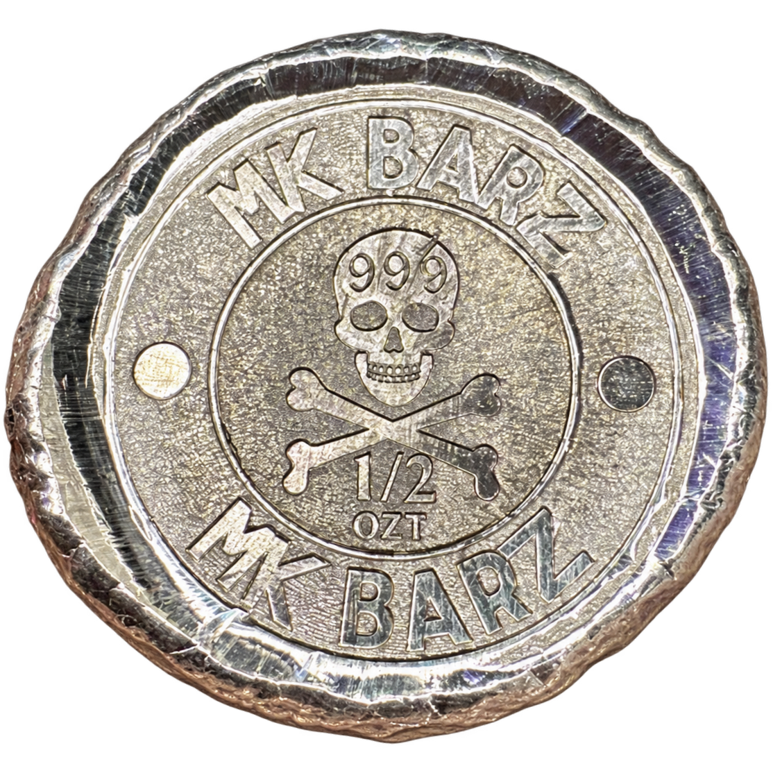 0.5 Oz 'Froggy' - Hand Poured .999 Fine Silver Round