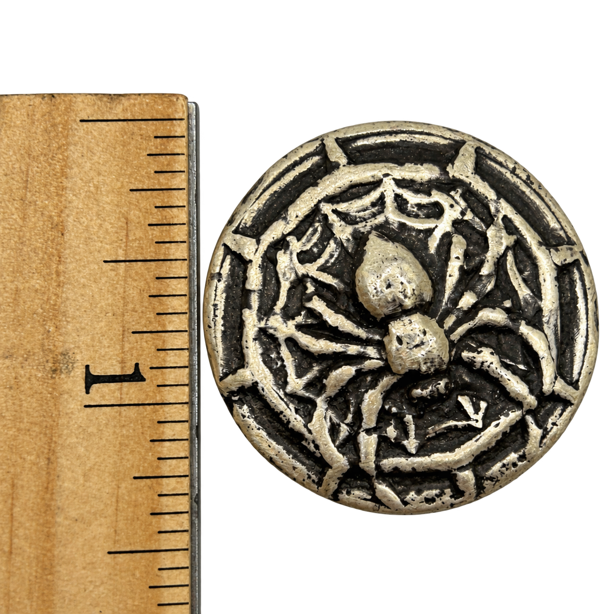 2.5 Oz 'Deadly Web Spider' - Hand Poured .999 Fine Silver Round