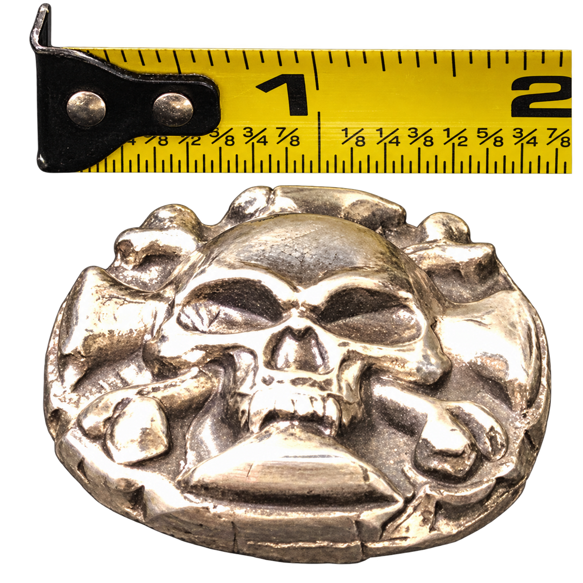 3 Oz 'Death & Destruction Medal' - Hand Poured .999 Fine Silver Round