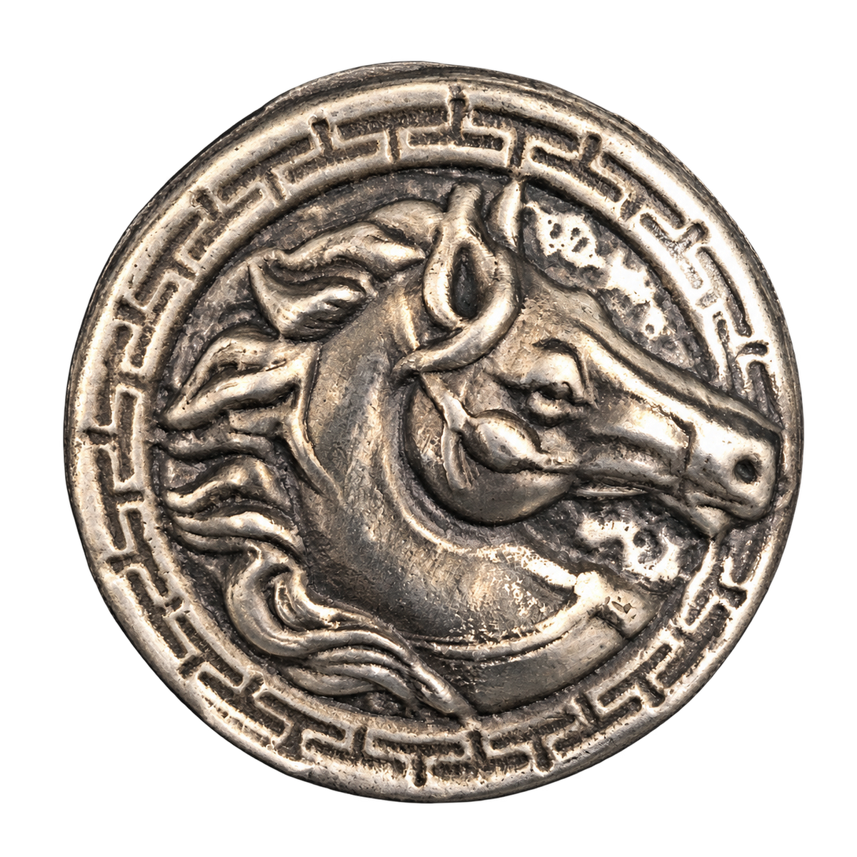 3 Oz 'Winners Circle Race Horse' Hand Poured .999 Fine Silver Round