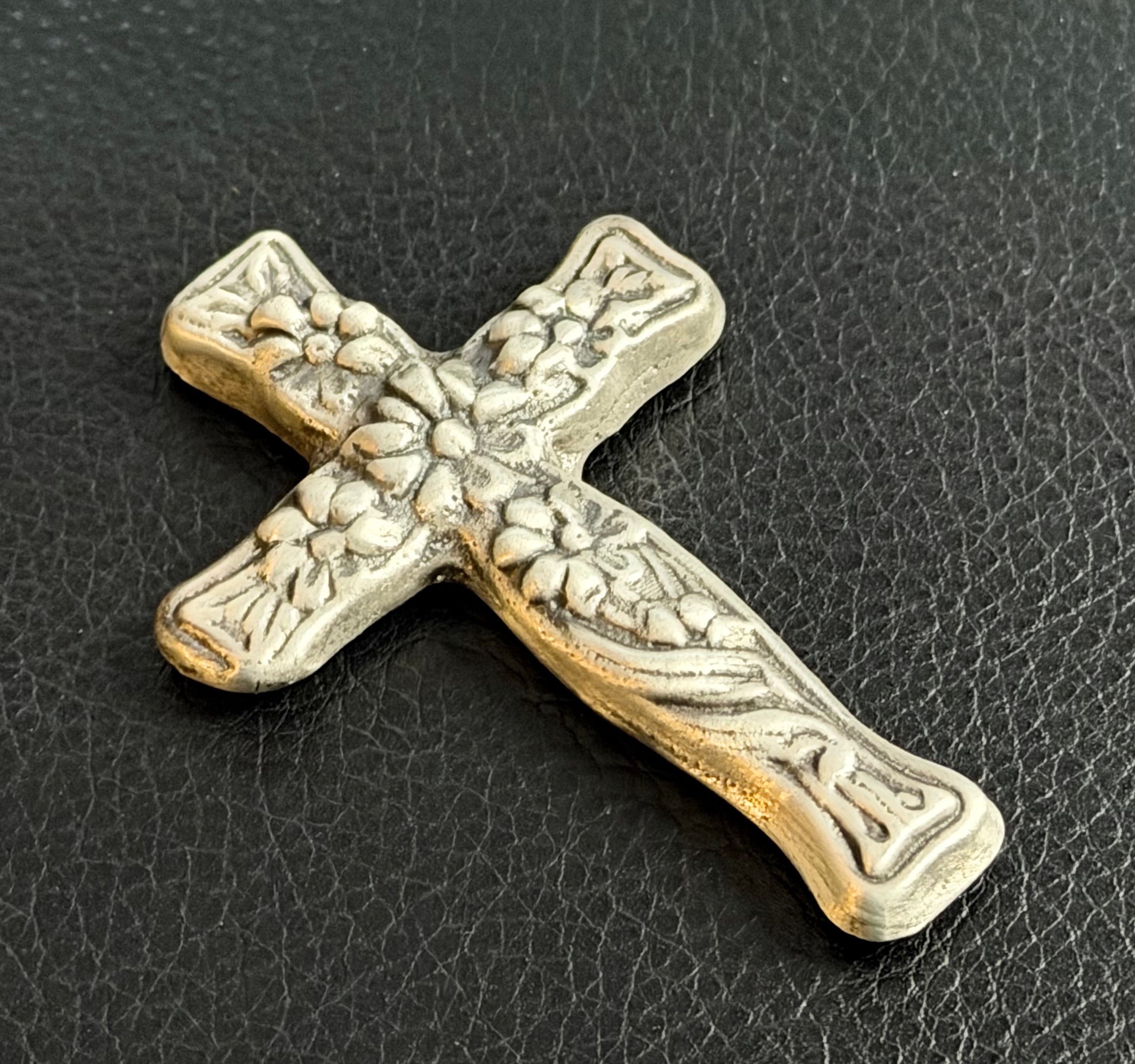 2 Troy oz MK BarZ 'ORNATE CROSS' Hand Poured