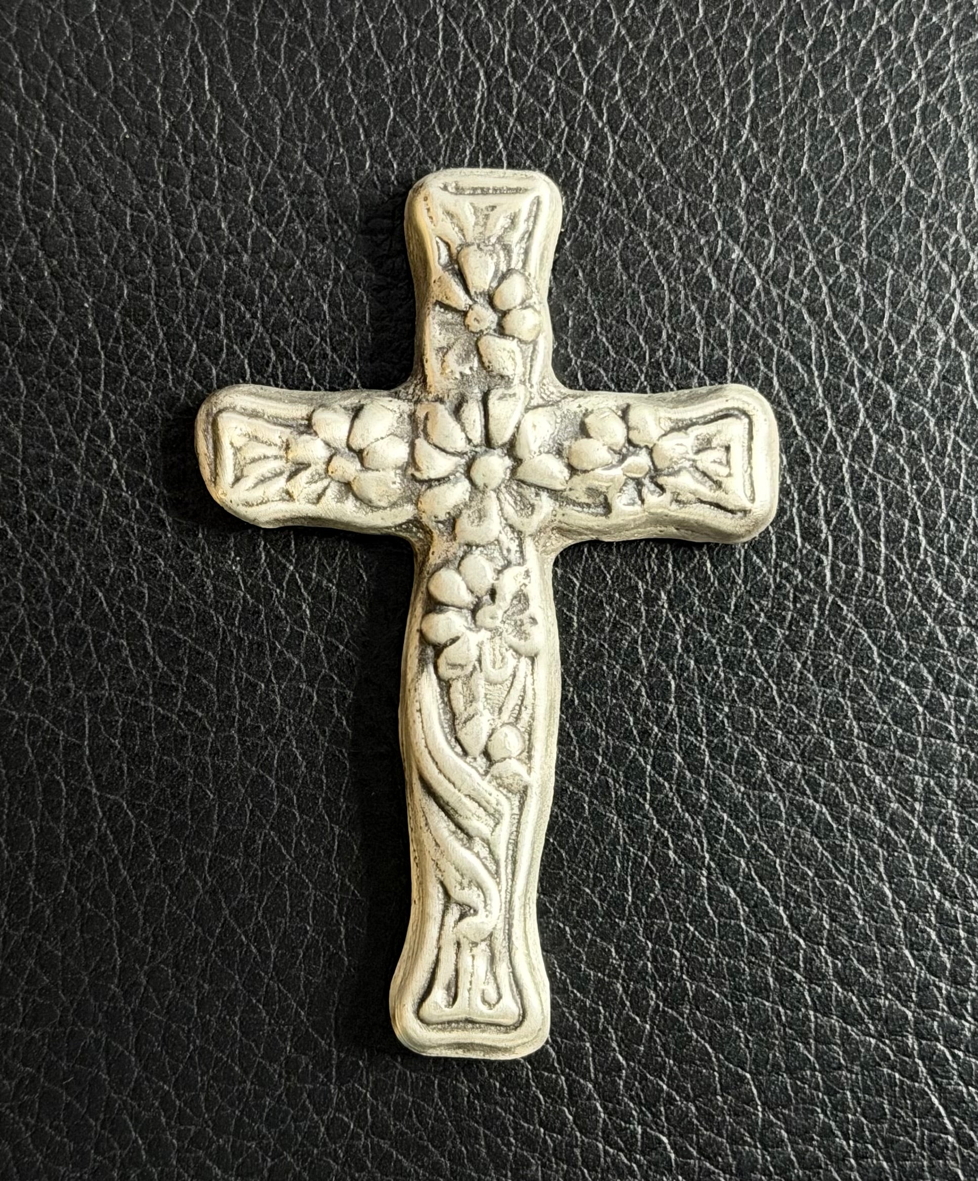2 Troy oz MK BarZ 'ORNATE CROSS' Hand Poured