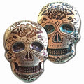 Monarch Mint - 2 oz .999 Fine Silver Sugar Skull - Rose