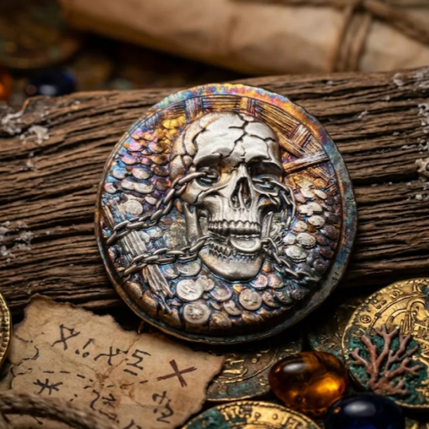 1 Ozt - "The Captain’s Curse" .999 Fine Silver Round