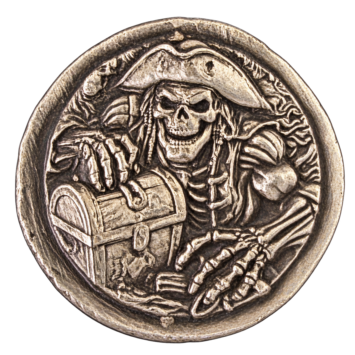 1oz "The Hoard" - Hand Poured .999 Fine Silver Round
