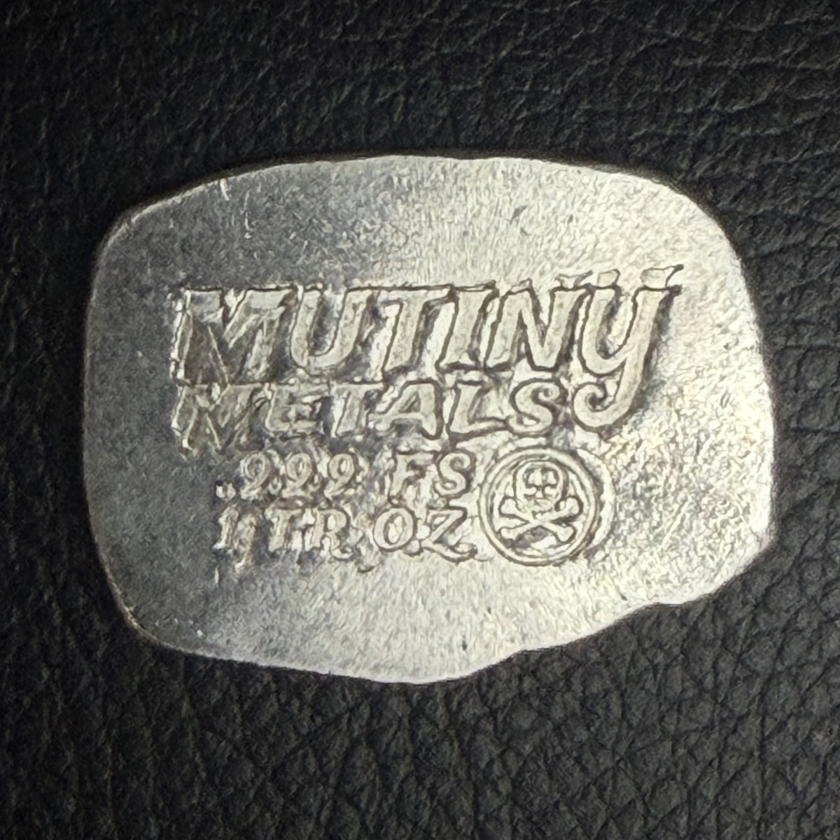 1 oz "Game Over" - Hand Poured .999 Fine Silver Bar