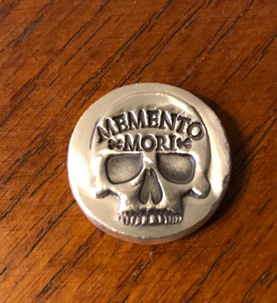 1 Ozt. Mutiny Metals - Memento Mori “Remember That You Must Die”  - .999 Fine Silver