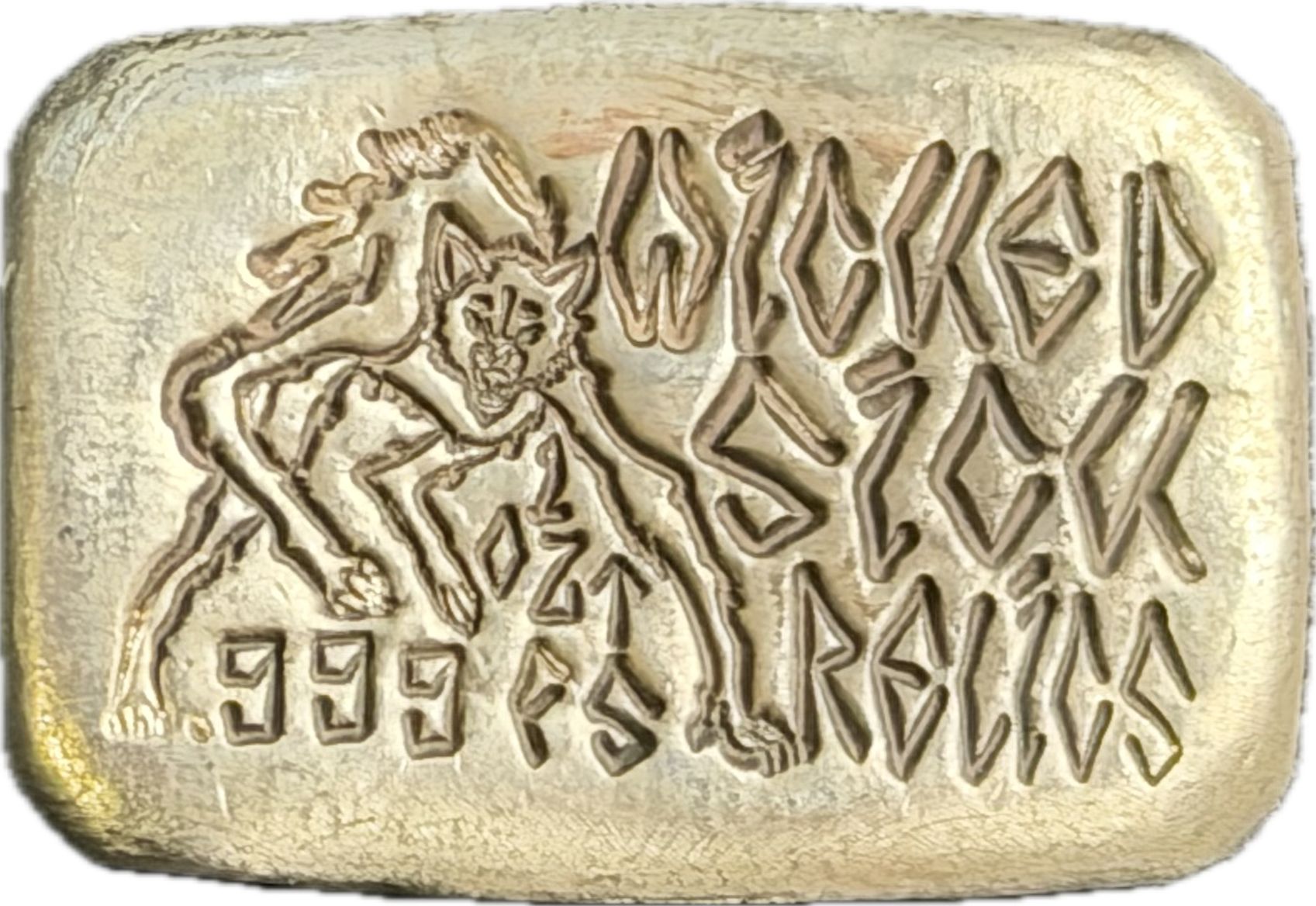 1 Ozt. Mutiny Metals - "Vintage" Wicked Sick Monster  - .999 Fine Silver