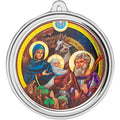 Bethlehem Manger Nativity - 1 Ozt .999 Fine Silver Colorized Round