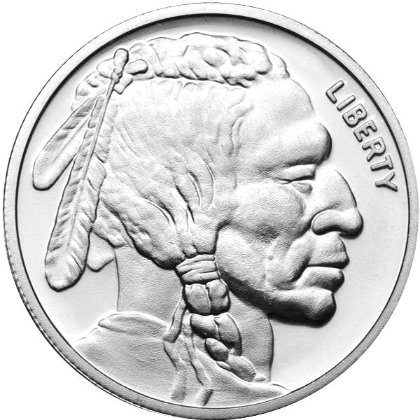 Buffalo Rounds - BU Random Design - 1 ozt. Fine Silver