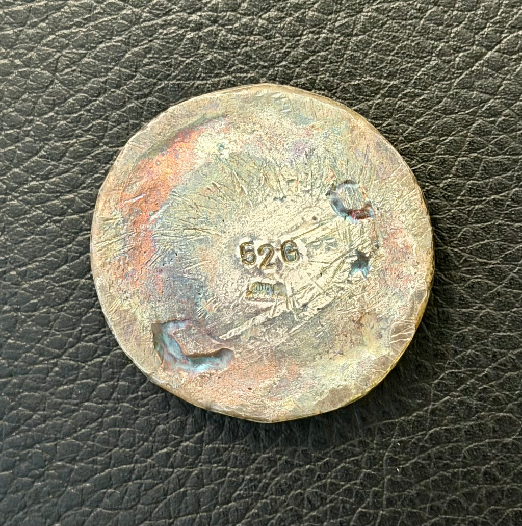 Omen - 52 Gram Fireworks Toned Round. .999 Fine Silver