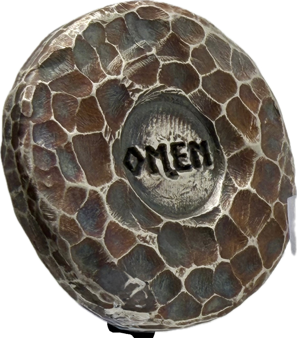Omen - 51 Gram Hammered & Toned Round. .999 Fine Silver