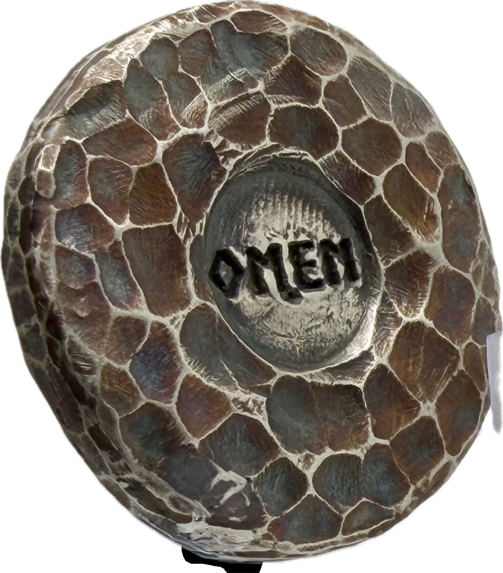 Omen - 51 Gram Hammered & Toned Round. .999 Fine Silver