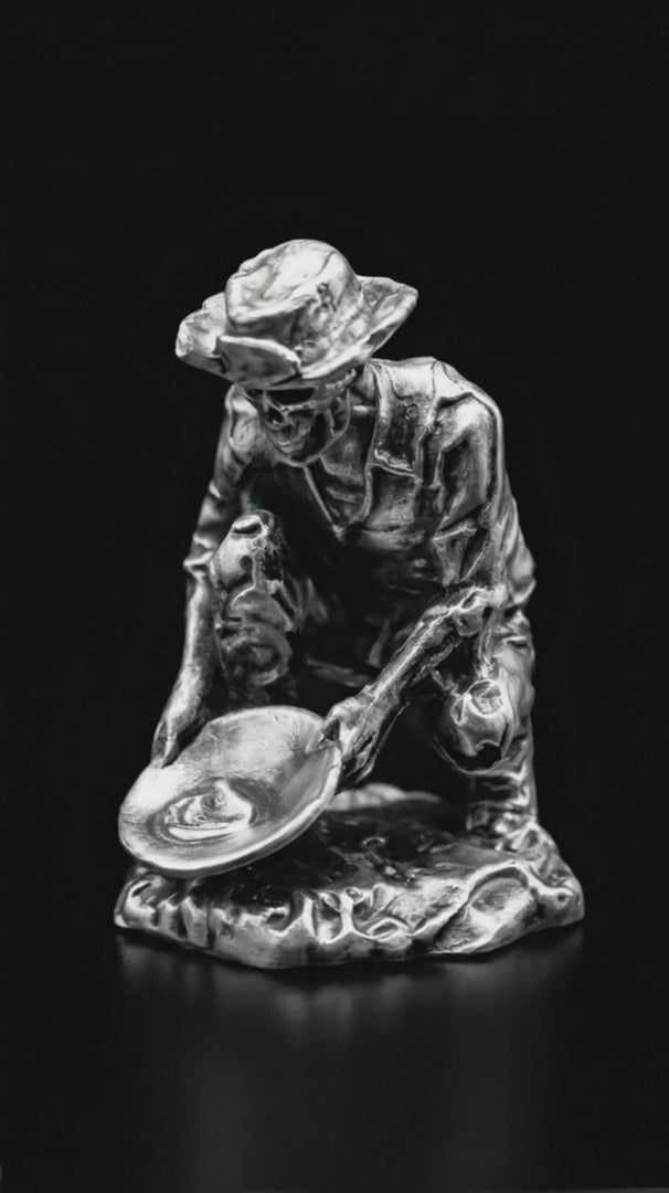 Mr Z Prospector – Limited Edition - 1 Ozt .999 Fine Silver - Handcrafted in the USA