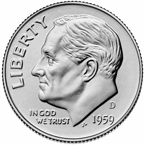 Roosevelt Dimes - $1 Face Value - Circulated - Random Date